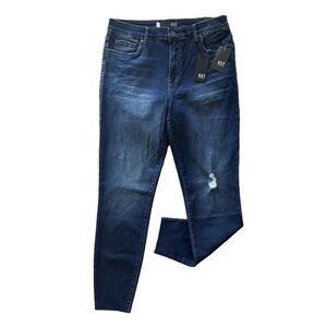 NWT ✨ KUT FROM THE KLOTH Donna High-Rise Ankle Skinny Jeans • Size 10 👖